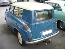 Heckansicht eines Lloyd LS 600 Alexander Kombi. 1957 - 1961. Oldtimertreffen an der Krefelder Pferderennbahn am 12.06.2016.