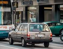 Peugeot 305 Break, Rückansicht. Aufnahmezeit: 07.03.2015.