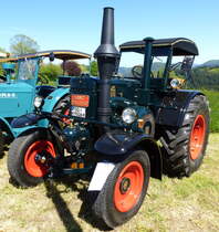 Lanz Bulldog 9506, Baujahr 1950, 45PS, Bulldogtreffen Langenhard, Mai 2016