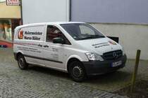 MB Vito vom Malerbetrieb  HÖFER, gesehen in Hünfeld im Juni 2016