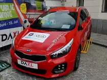 KIA cee‘d SW GT-LINE mit einer Leistung von 136PS in der EM-Public-Viewing-Zone am Rieder Roßmarkt; 160619