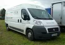 Fiat Ducato von  Melk- und Kühlanlagen HEIL , gesehen bei der 2016er Kreistierschau des Landkreises Fulda in Almendorf, Juni 2016