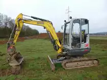 Wacker Neuson EZ 38 am 12.04.2015 in der Nähe von Trier-Föhren