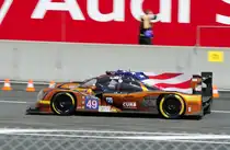 Nr.49  Michael Shank Racing, Ligier JS P2 - Honda Fahrer: John Pew USA, Oswaldo Negri Brasilien, Laurens Vanthoor Belgien, wärend der 84. 24h Le Monde am 18.6.2016