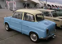 NSU Prinz, Röckansicht, gesehen auf dem Besucherparkplatz des Retropartisanen Festival, Mai 2016