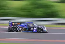 Zum Ersten Mal starten die neue LMP3 (Einsteigerklasse der Le Mans Prototypen) und GT3 beim 24h Le Mans als Support Race, 
 ROAD TO LE MANS  
Mitzieher beim Training am 15.6.2016, Eingangs Porschekurve der Nr.6 , von 360 Racing, LIGIER JS P3 - Nissan