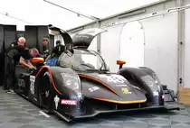 Der Adess-03 - Nissan von PS Racing hat es leider nicht geschafft beim Support Race der 24h Le Mans   ROAD TO LE MANS  zu Starten.
Aufnahme in der Box am 15.6.2016