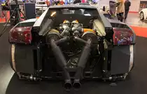 Lamborghini Gallardo Motor auf der Essen Motor Show 2015.