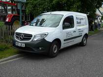 MB Citan der  Metzgerei BUNK  eingesetzt zur Gästeversorgung anl. Oldtimertreffen in Niederaula, Juni 2016