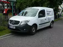 MB Citan der  Metzgerei BUNK  eingesetzt zur Gästeversorgung anl. Oldtimertreffen in Niederaula, Juni 2016
