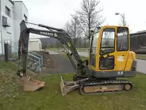 Volvo EC 35 am 29.03.2009 in der Nähe von Trier-Föhren