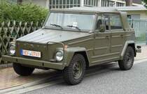 VW 181 in Natooliv, gesehen in Niederaula im Juni 2016