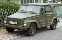 VW 181 in Natooliv, gesehen in Niederaula im Juni 2016