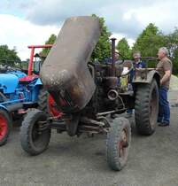 =Fendt F 28 P, Bj. 1955, 28 PS, ausgestellt bei den Motorrad-Oldtimer-Freunden Kiebitzgrund im Juni 2016