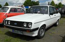 =Ford Escort, gesehen bei den Motorrad-Oldtimer-Freunden Kiebitzgrund im Juni 2016