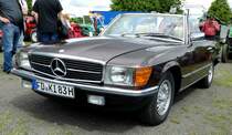 =MB 280 SL, gesehen bei den Motorrad-Oldtimer-Freunden Kiebitzgrund im Juni 2016
