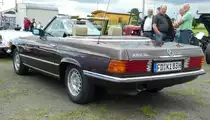 =MB 280 SL, gesehen bei den Motorrad-Oldtimer-Freunden Kiebitzgrund im Juni 2016