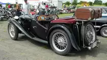 =MG, gesehen bei den Motorrad-Oldtimer-Freunden Kiebitzgrund im Juni 2016