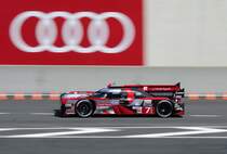 AUDI R18 LMP1 HY von Audi Sport Team Joest, am 15.6.2016 Training 84. 24h Le Mans