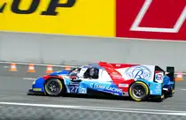 Nr.27 SMP Racing, BR01 (Nissan) LMP2 (Le-Mans-Prototyp) Fahrer: Nicolas Minassian, Maurizio Mediani, David Markozov auf der Start & Tielgeraden, im Training der 84. 24h Le Monde am 15.6.2016 