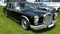 Mercedes Benz 600, Baujahr 1965, 8-Zyl.-Motor mit 6300ccm und 250PS, Vmax.205Km/h, gebaut wurden 2269 Stck, Juni 2016