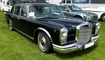 Mercedes Benz 600, Baujahr 1965, 8-Zyl.-Motor mit 6300ccm und 250PS, Vmax.205Km/h, gebaut wurden 2269 St�ck, Juni 2016