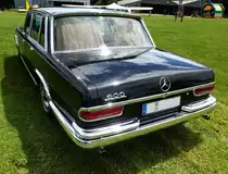 Mercedes Benz 600, Heckansicht, Juni 2016