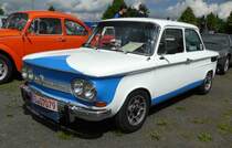 =NSU Prinz 1000, gesehen bei den Motorrad-Oldtimer-Freunden Kiebitzgrund im Juni 2016