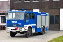 Iveco Magirus des THW Regen 26.06.2016