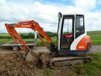 Kubota KX 61-3 am 22.06.2013 in der Nähe von Pellingen