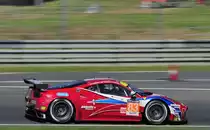 LMGTE Am Nr.83 Ferrari 458 Italia GT2 (Motor Ferrari F136GT 4.5L V8) von AF Corse, Fahrer; François Perrodo, Emmanuel Collard & Rui Águas bei den 84. 24h von Le Mans am 19.6.2016