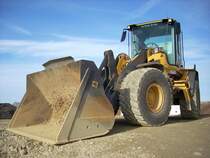Volvo L 60F auf einer Baustelle in der Nähe von Irrel, 27.02.2010