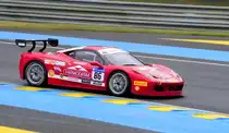 Ferrari Challenge Europa Training am 16.6.2016. Nr.86, Ferrari 458 Italia, für´s Support Rennen der 84. 24h Le Mans