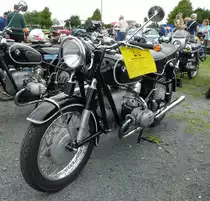 =BMW R60/2, gesehen bei den Motorrad-Oldtimer-Freunden Kiebitzgrund im Juni 2016