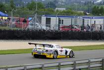 24h Le Mans als Support Race,  ROAD TO LE MANS  Nachschuß beim Rennen am 18.6.2016 der Nr.50 Mercedes AMG GT3 SLS, von Larbre Competition Fahrer; PHILIPPON / LABESCAT