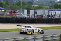 24h Le Mans als Support Race,  ROAD TO LE MANS  Nachschuß beim Rennen am 18.6.2016 der Nr.50 Mercedes AMG GT3 SLS, von Larbre Competition Fahrer; PHILIPPON / LABESCAT