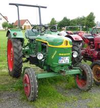 =Deutz, glänzt bei den Motorrad-Oldtimer-Freunden Kiebitzgrund im Juni 2016