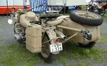 =BMW R75 technische Daten, gesehen bei den Motorrad-Oldtimer-Freunden Kiebitzgrund im Juni 2016 