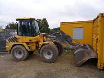 Volvo L 35B Pro auf einer Baustelle in Trier, 03.10.2012