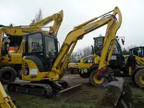 Komatsu PC 35 MR-2 aufgenommen am 27.02.2009