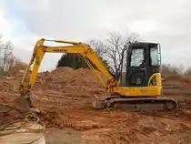 Komatsu PC 50 MR-2 aufgenommen am 06.03.2011