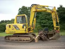 Komatsu PC 75R aufgenommen am 06.07.2008