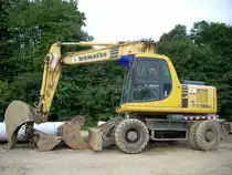 Komatsu PW 150 ES-6 active aufgenommen am 10.08.2008