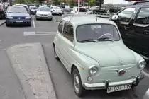 und noch ein schöner Oldtimer, ein Seat 600 (Toledo/Spanien, 03.10.2015)