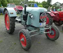 =Eicher, gesehen bei den Motorrad-Oldtimer-Freunden Kiebitzgrund im Juni 2016