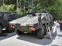 Schwerer Sanitätspanzer GTK Boxer. Kaserne Regen 09.07.16