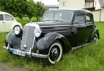 =MB 170, glänzt bei den Motorrad-Oldtimer-Freunden Kiebitzgrund im Juni 2016