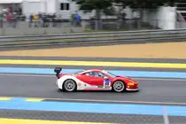 Ferrari Challenge Europa Training am 16.6.2016. Nr.88, Ferrari 458 Italia, für´s Support Rennen der 84. 24h Le Mans 