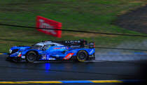 LMP2 Nr.36, Alpine A460 (Nissan VK45DE 4.5L V8) von Signatech Alpine, Fahrer; Gustavo Menezes, Nicolas Lapierre, Stéphane Richelmii im Training zu den 84. 24h von Le Mans am 16.6.2016 