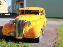 Gesehen am 22. Juni 2016 in Kiruna (Schweden) Chevrolet Master Deluxe (ohne Stoßfänger vorn).